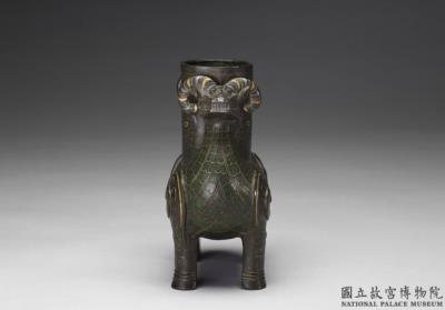 图片[3]-Inlaid joined-sheep tsun vessel, Ming to early Ch’ing dynasty-China Archive